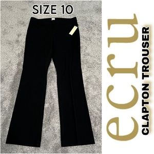 NWT - ECRU - Clapton Trouser Black - SIZE 10